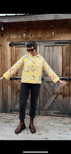 Yellow Quilt Coat