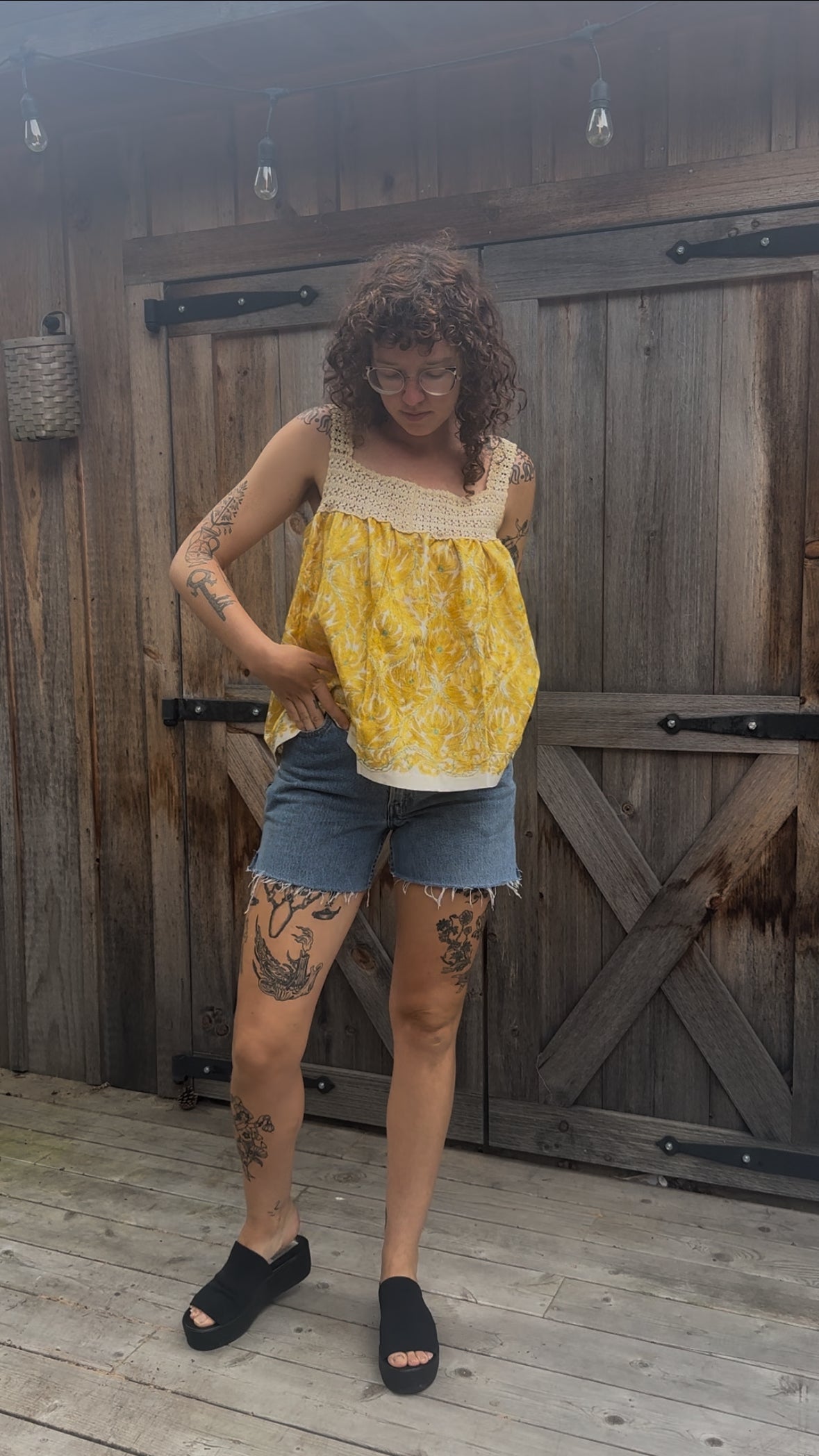 Silk Chainstitch Top