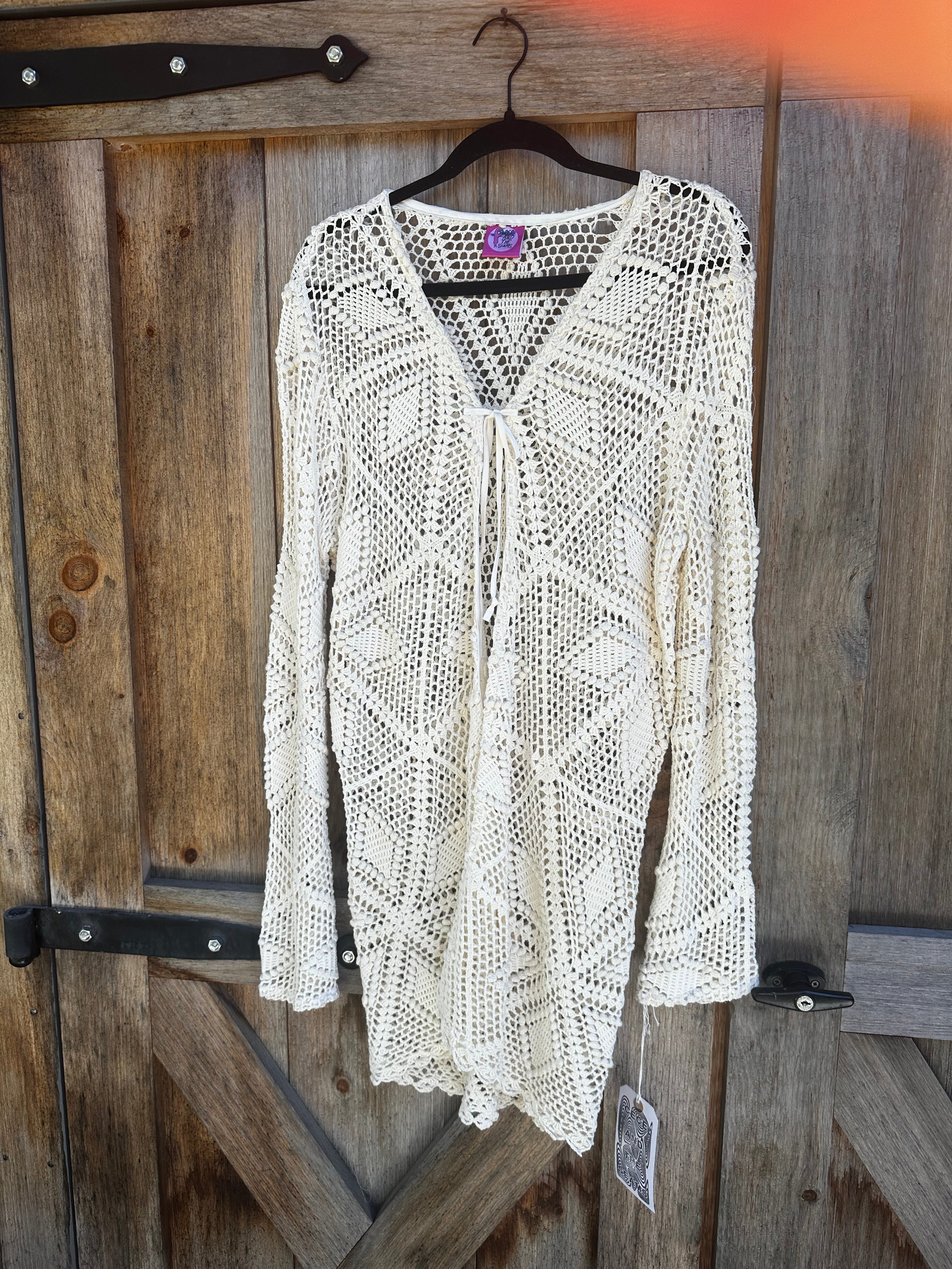 Cotton Crochet Coverup