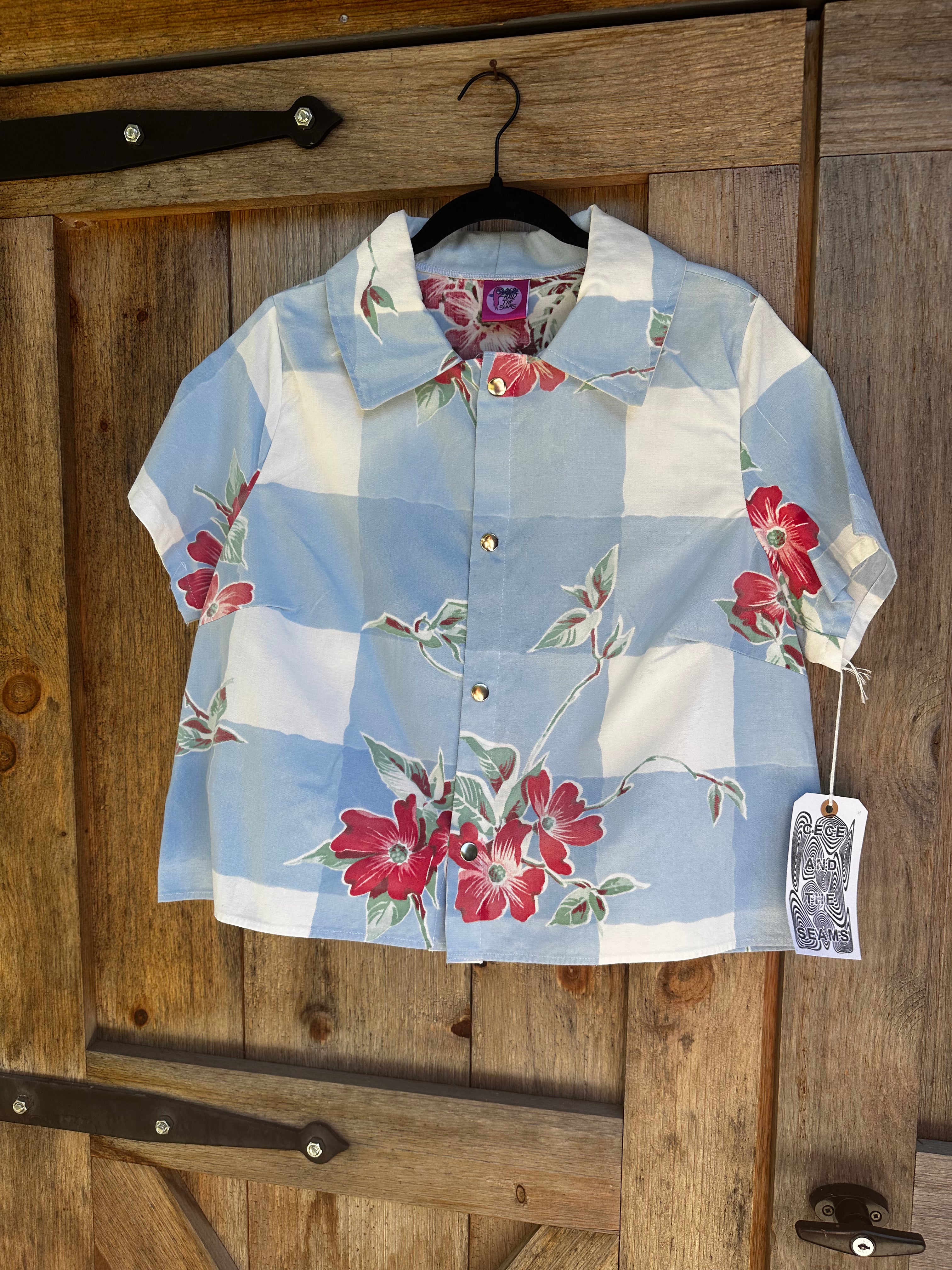 Tablecloth collar Shirt