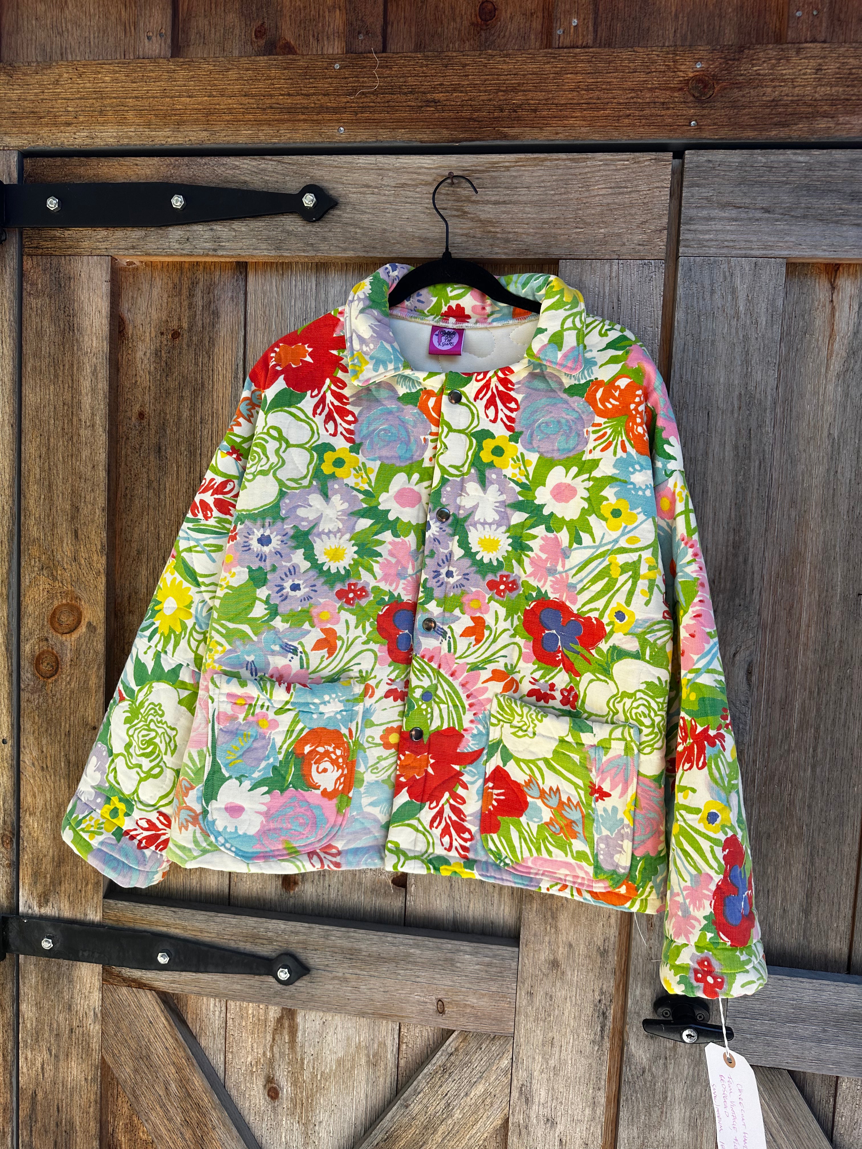 Floral Chore Coat