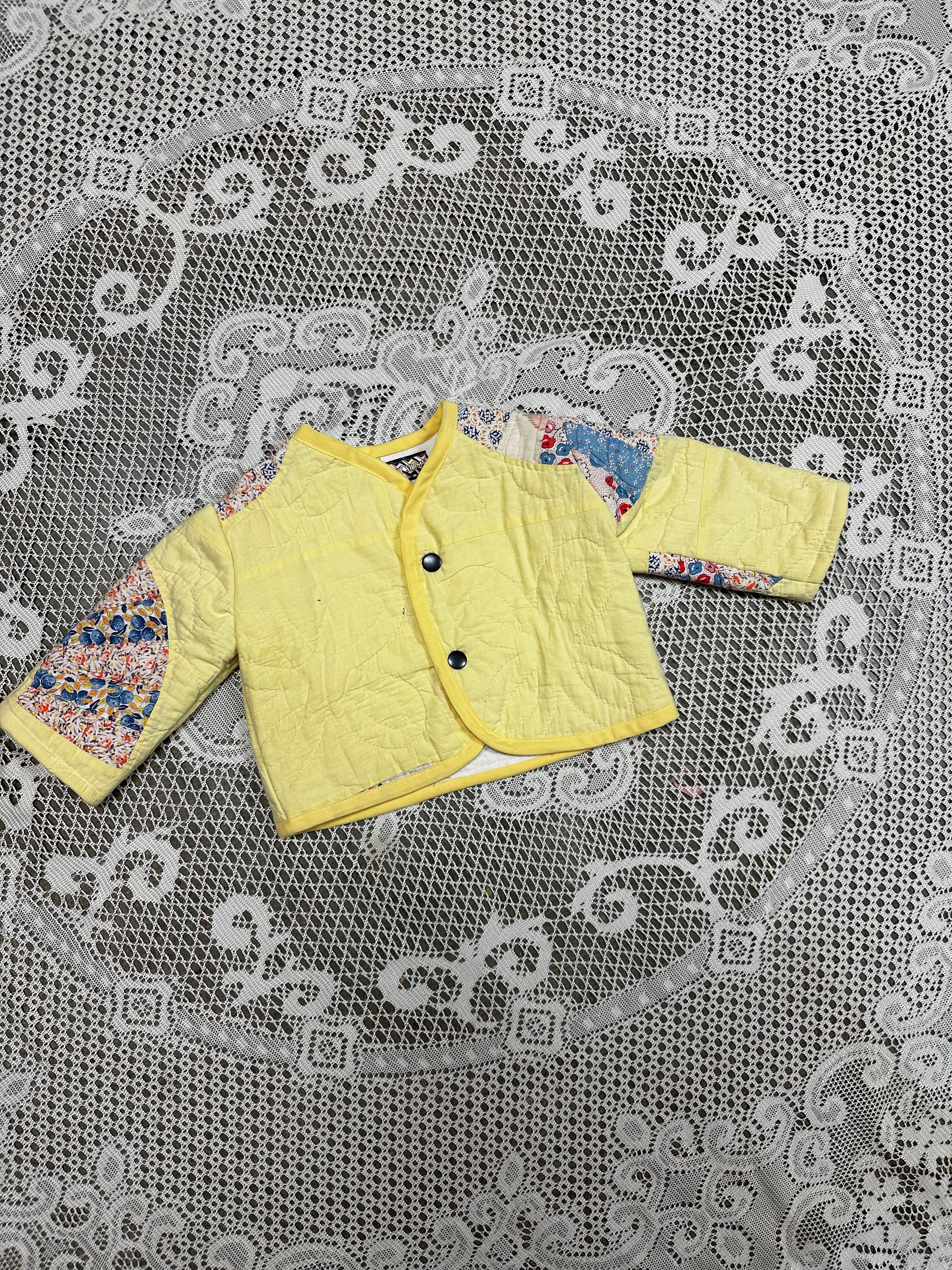 Yellow Quilt coat
